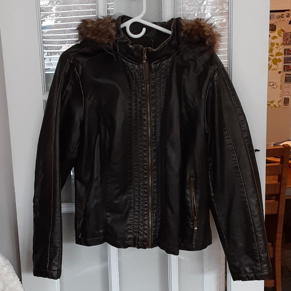Leather jacket